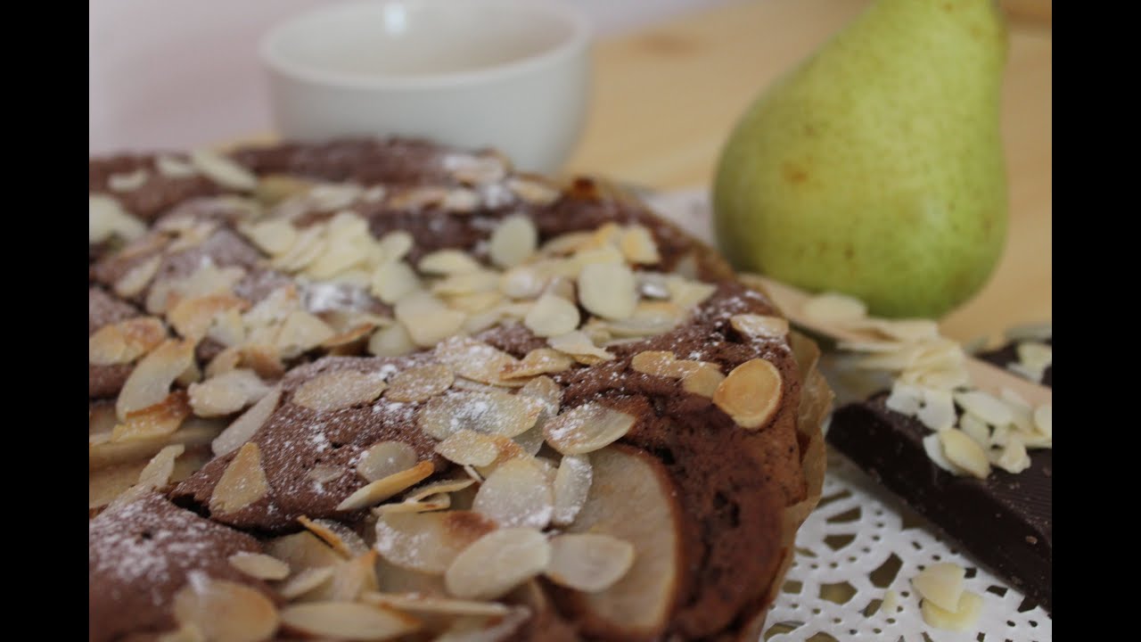cake  poire chocolat/ pear and chocolat cake