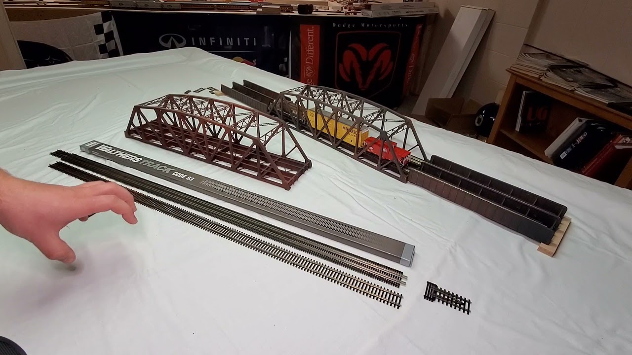 Walthers HO scale Bridge Track Review