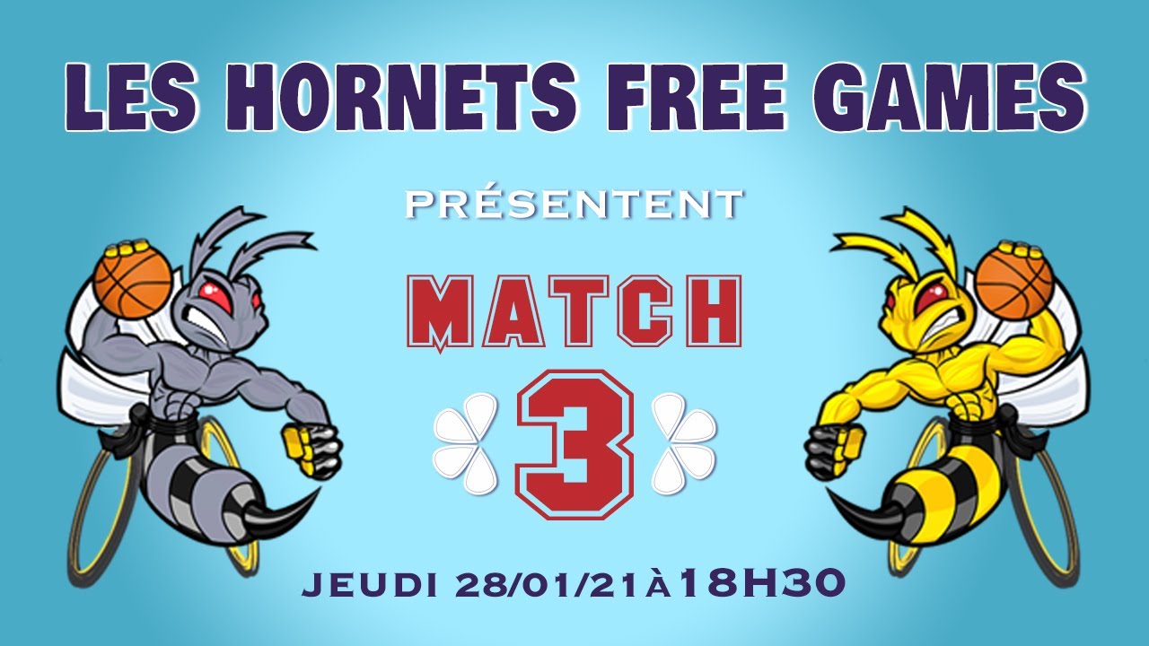 HORNETS FREE GAMES : Match &agrave; la carte