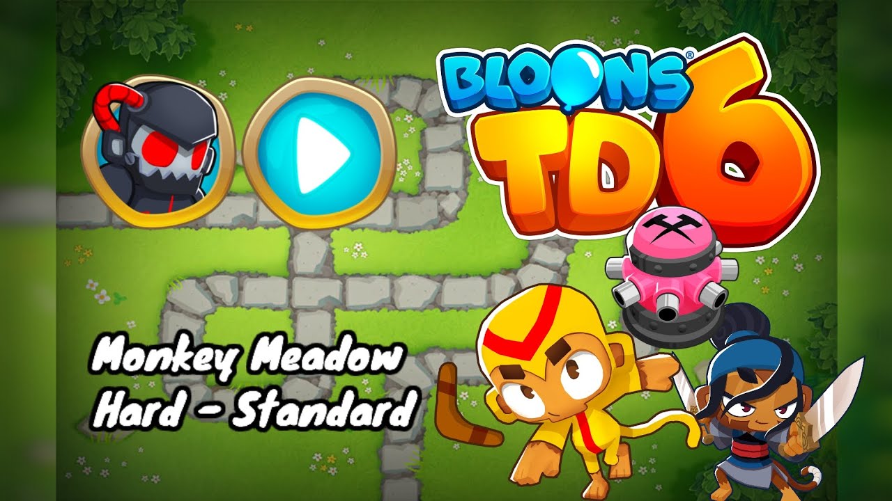 BTD6 | Monkey Meadow | Hard - Standard | FAST and EASY tutorial! | No Monkey Knowledge!