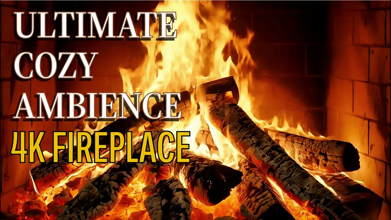 🔥 YOU NEED THIS! The Most Satisfying Valentine Fireplace 4K Ever Made! Best Romantic Cozy Ambience 🌹