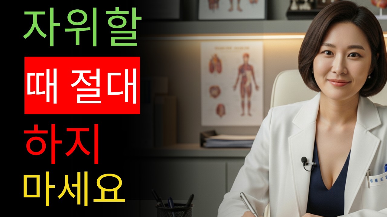 비뇨의학과 전문의: 60대 이후 자위 시 절대 하면 안 되는 7가지 실수 | 노년 남성 건강 조언