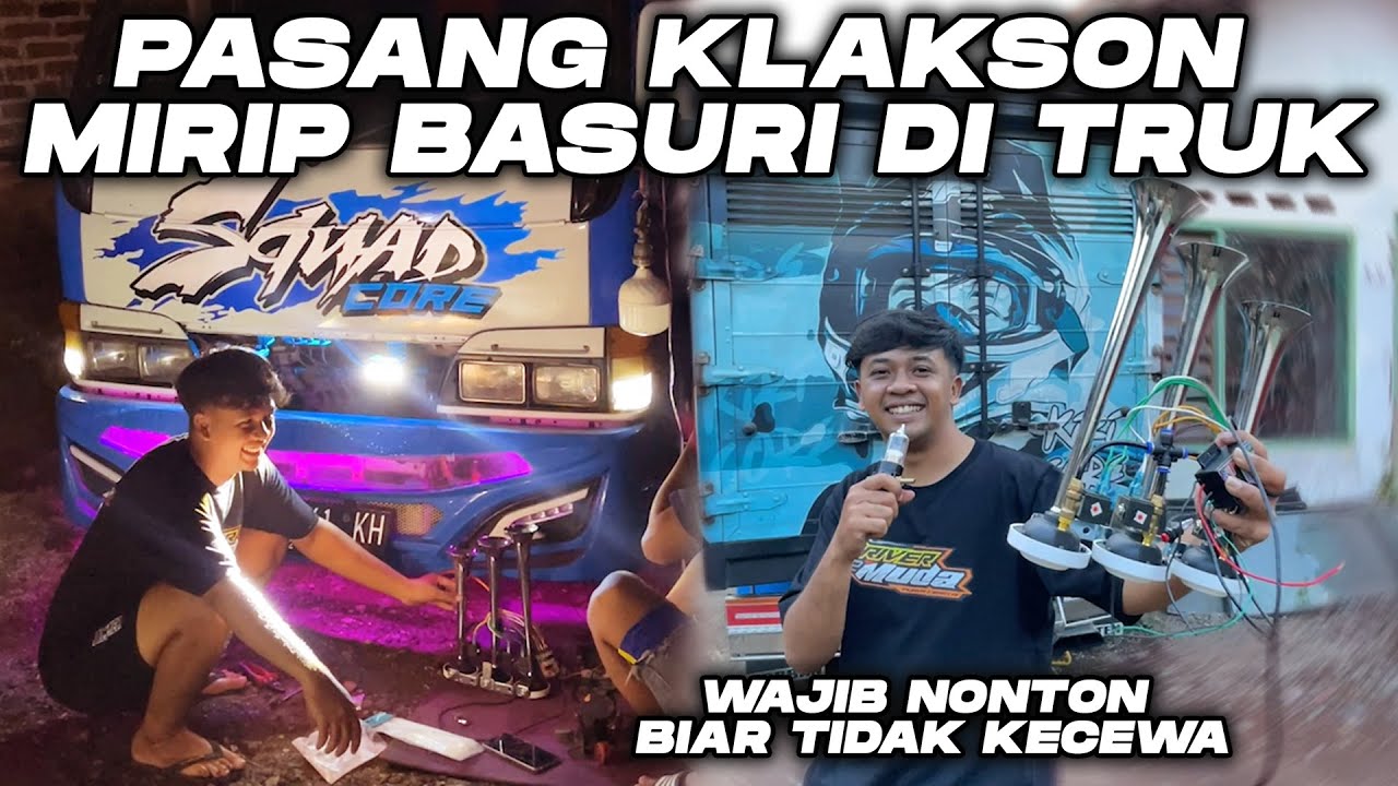 Truk Squadcore Siap Mengular‼ Pasang Klakson Mirip Klakson Basuri Di Bus 🗿
