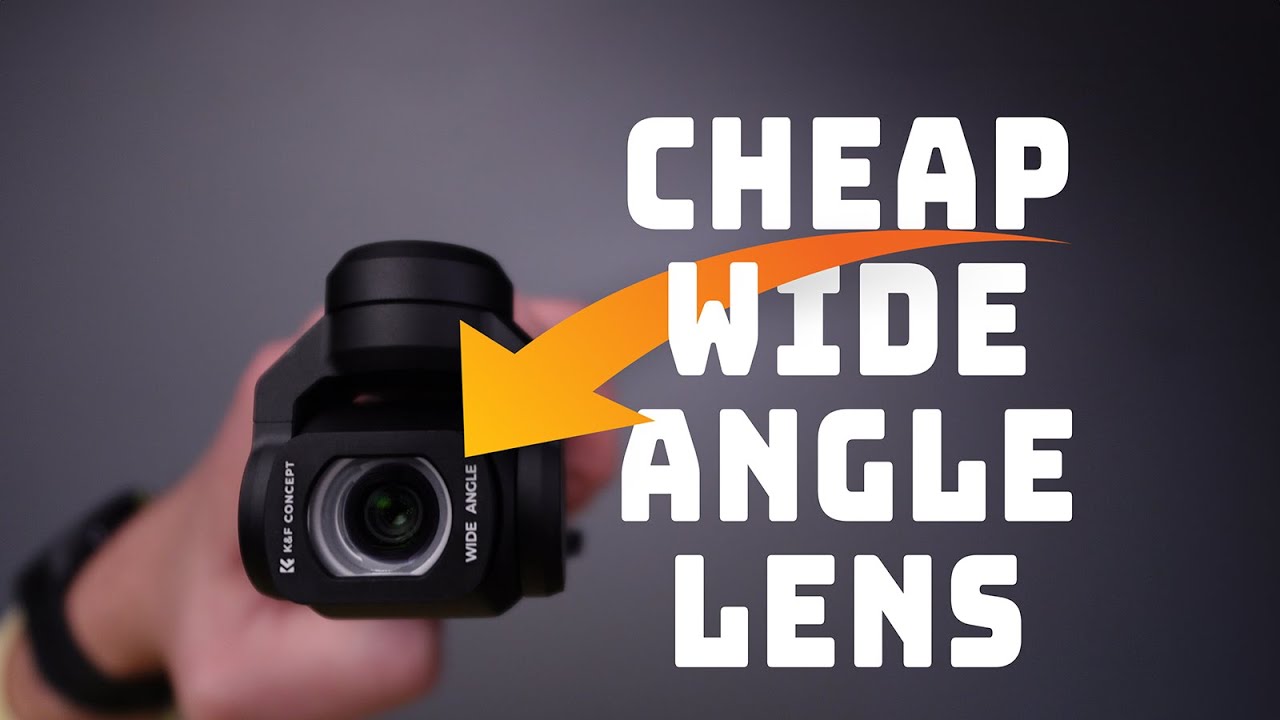 A cheap alternative to the DJI Pocket 3 Wide Angle Lens by K&F Concept