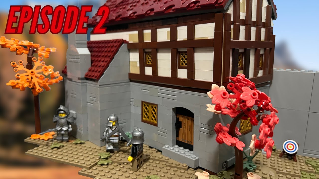 Строим казармы и арсенал из Lego для моего MOC «Замок»