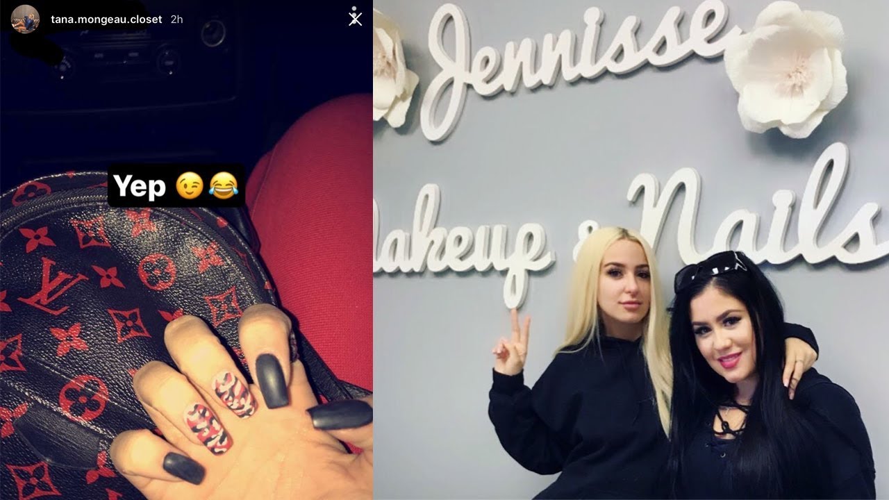 DOING TANA MONGEAU NAILS AT 1AM! OMG