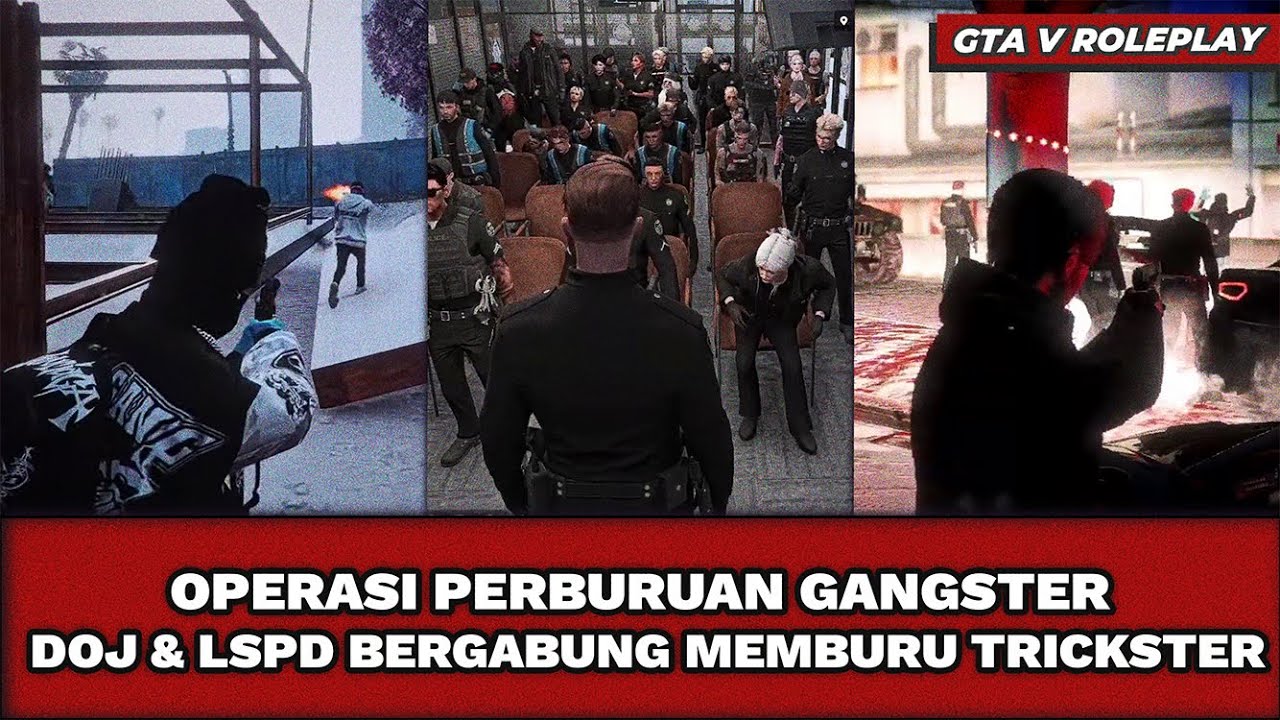 TRICKSTER JADI BURONAN !!! SEMUA ANGGOTA LSPD DI KERAHKAN !!! | GTA V ROLEPLAY #hopeindonesia