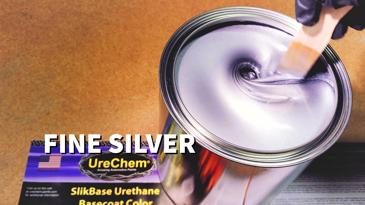 UreChem Fine Silver Metallic Automotive Paint