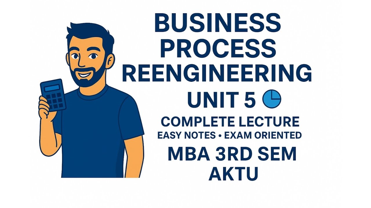 Business Process Reengineering Unit 5 | Emerging Trends & Digital Transformation | MBA 3rd Sem AKTU