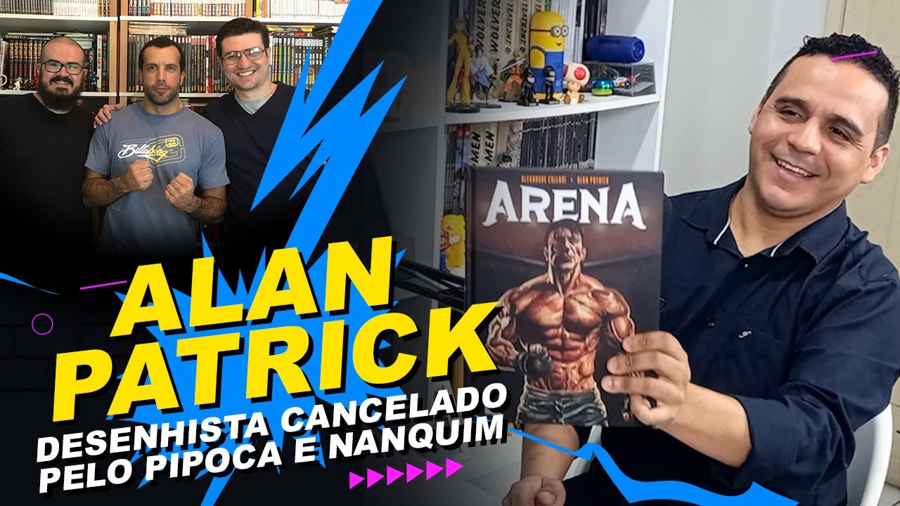 DESENHISTA DA HQ ARENA QUE FOI CANCELADO PELO PIPOCA E NANQUIM - ALAN PATRICK - ALPHACAST