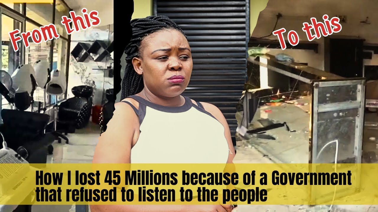 Woman's painful ordeal after Looters Swept Clean her Multimillion Beauty Parlor