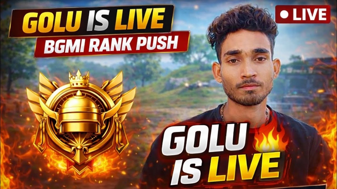 GOLU.IS.LIVE.BGMI. Daily Rank push High kill😈 game play 🔥 solo vs squad 💪 power full moment 🔥
