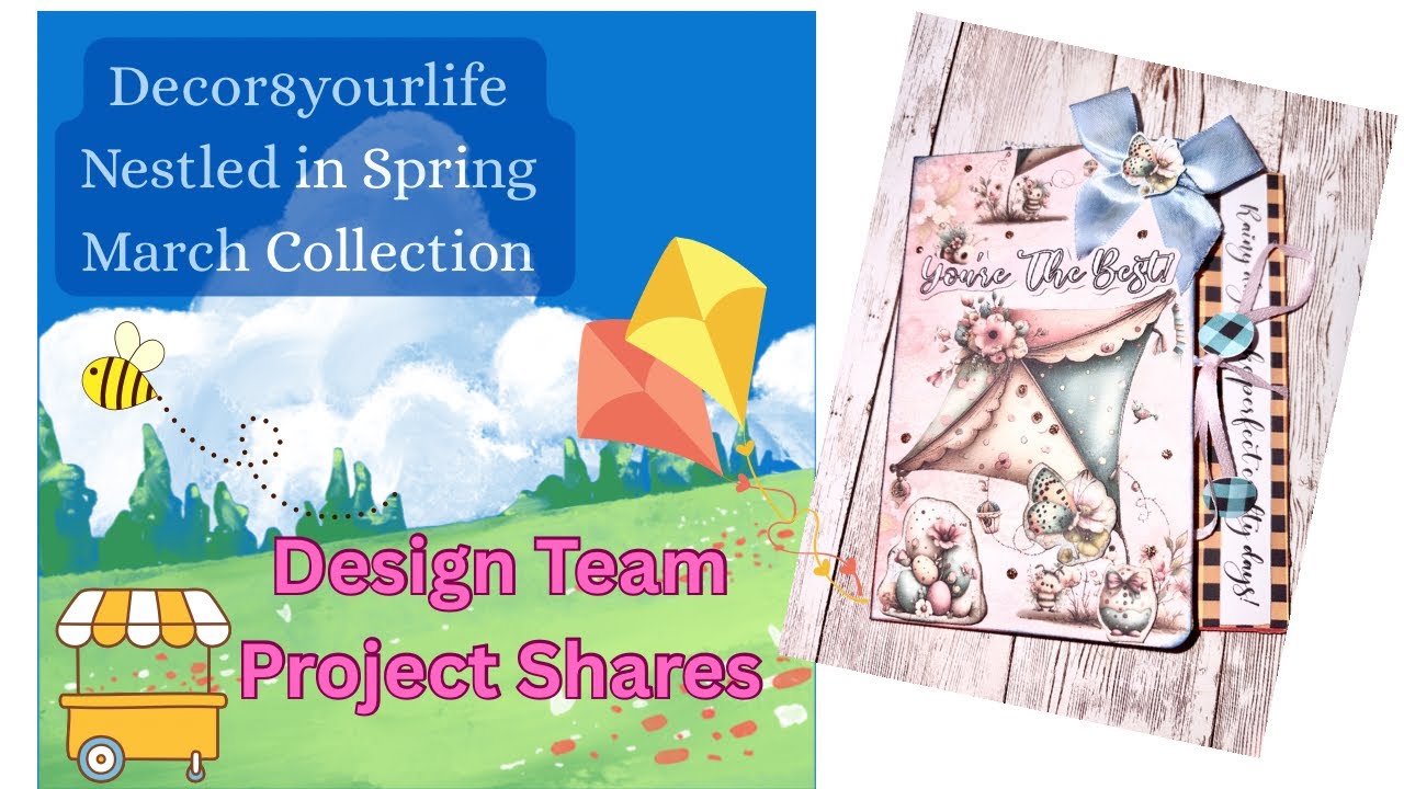 March Reveal W/ project share “ Nestled In Spring”  Digitals by @decor8yourlife 