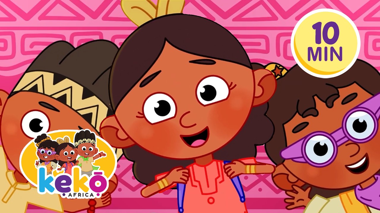 🎶🌍 SONGS & STORIES FROM AFRICA | 10 Minutes of Fun Learning for Kids | Keko Africa