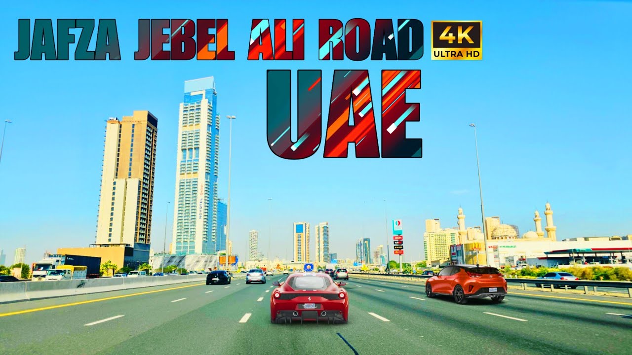 Explore Dubai: JAFZA to Global Village Drive ❌️ 4K HDR
