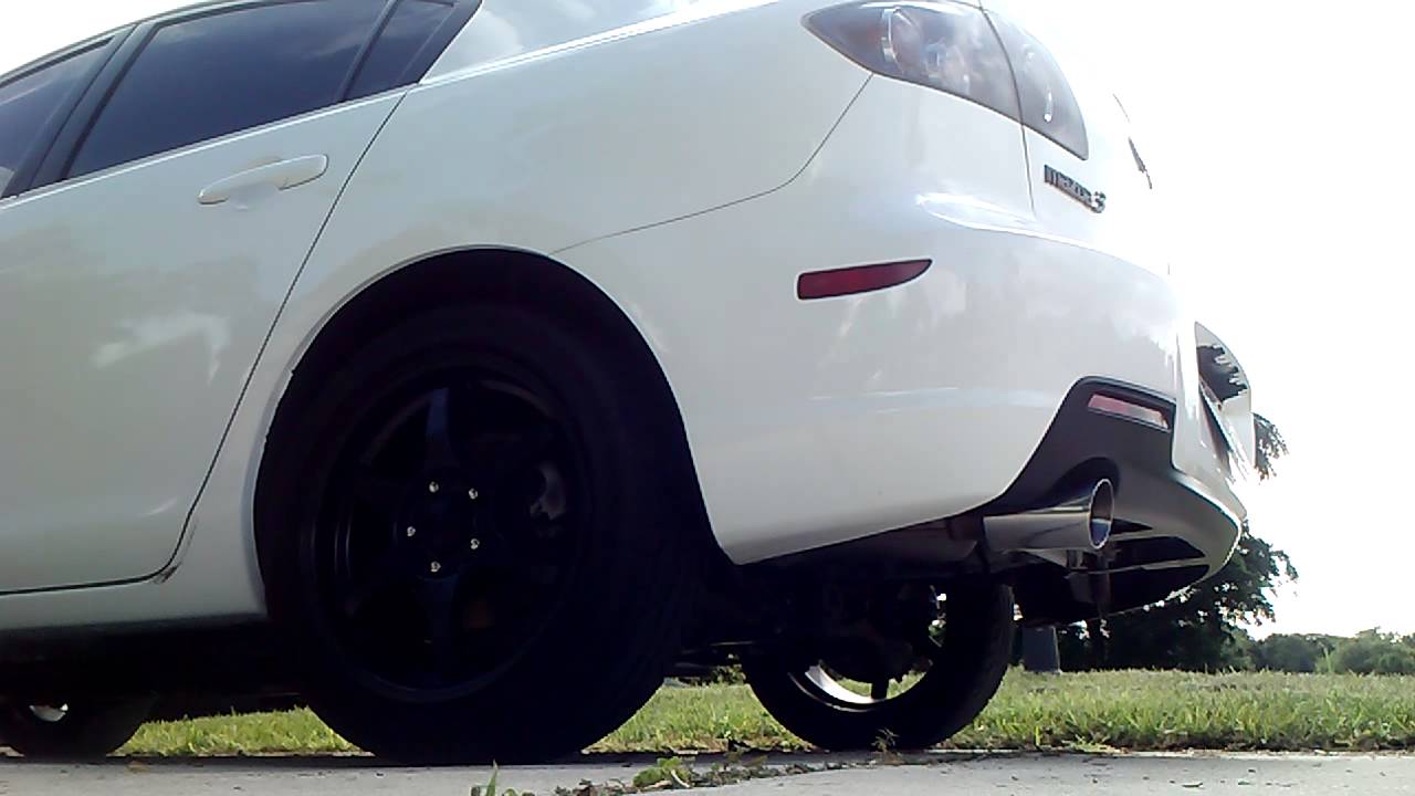 Mazda 3 msds header & magnaflow cat back