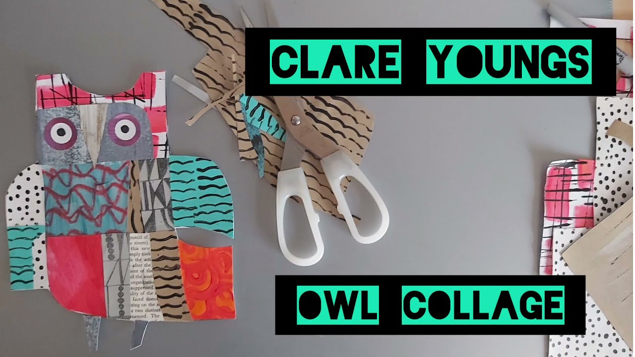 Clare Youngs - Collage Owl