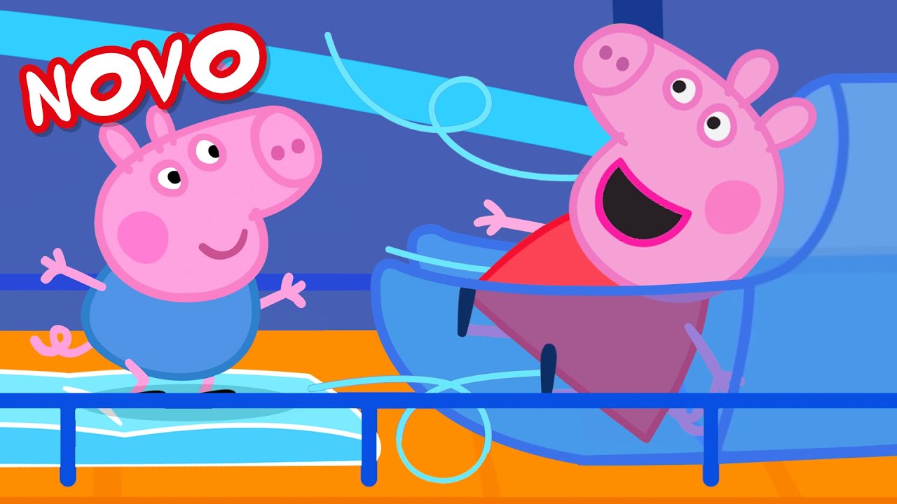 Peppa Pig Português Brasil | Um Dia na Casa de Diversões | NOVO Contos da Peppa Pig