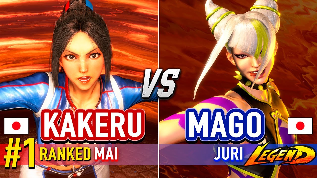 SF6 🔥 KAKERU (#1 Ranked Mai) vs MAGO (Juri) 🔥 Street Fighter 6 High Level Gameplay