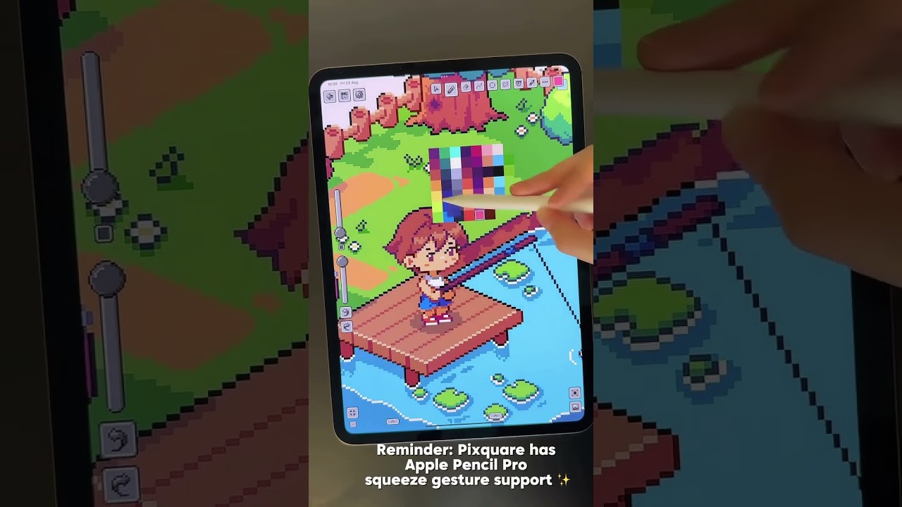 best pixel art editor for iPad #pixquare