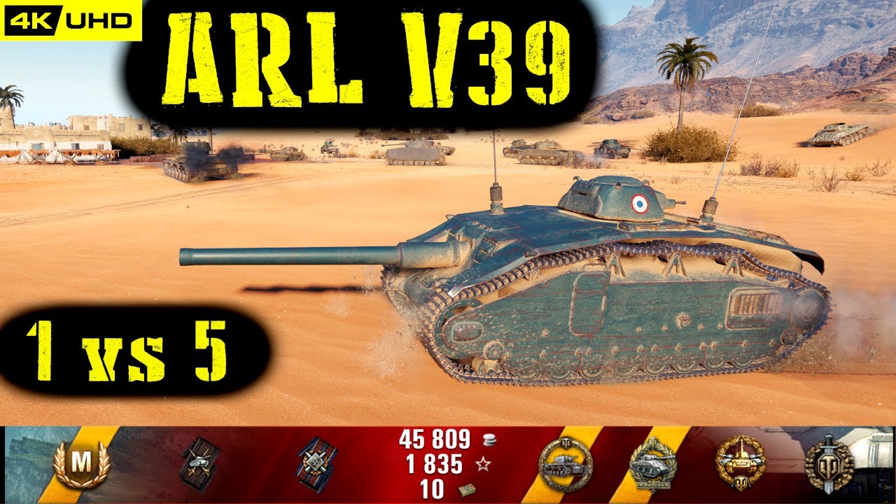 World of Tanks ARL V39 Replay - 8 Kills 2.8K DMG(Patch 1.6.1)