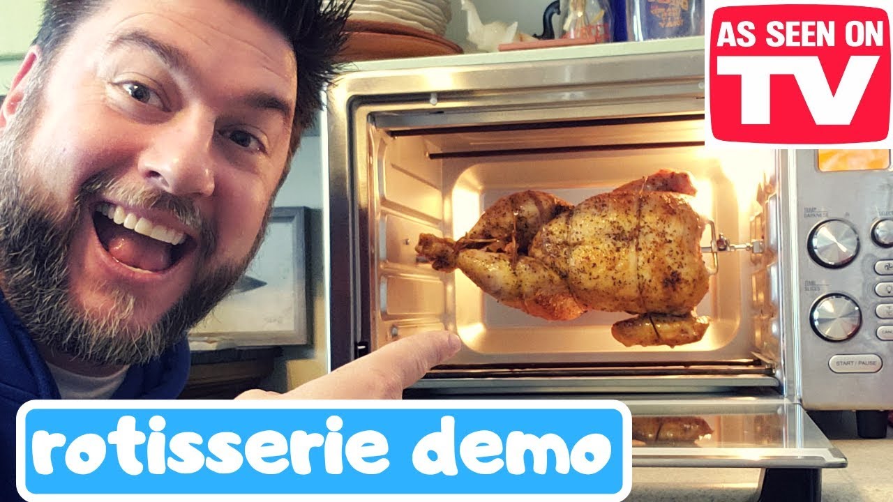 Emeril Power Airfryer 360 review: How to tie a chicken and rotisserie chicken. [109]