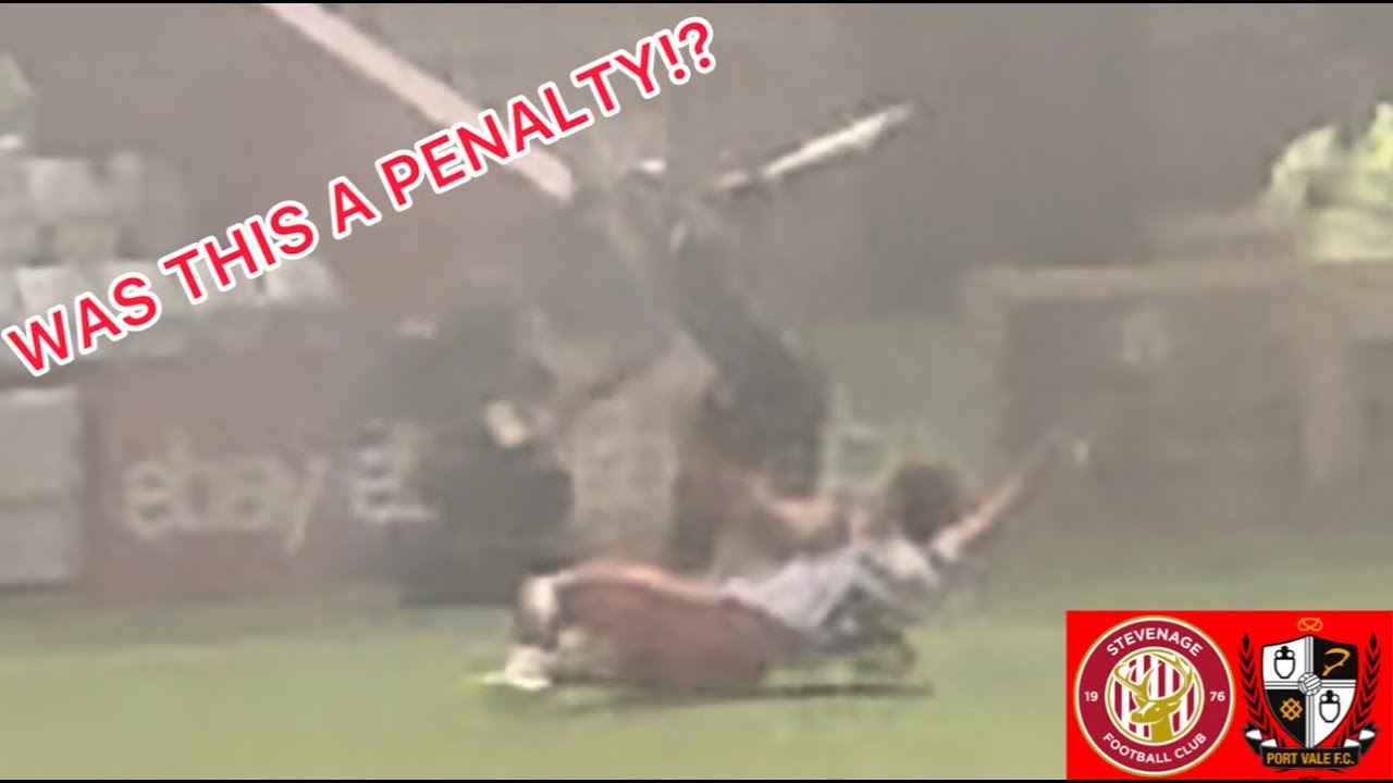 PORT VALE FORCE A REPLAY IN THE SECOND ROUND | Stevenage v Port Vale Match Vlog