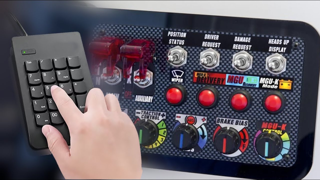 Como fazer um Button Box barato! Automobilismo Virtual Barato