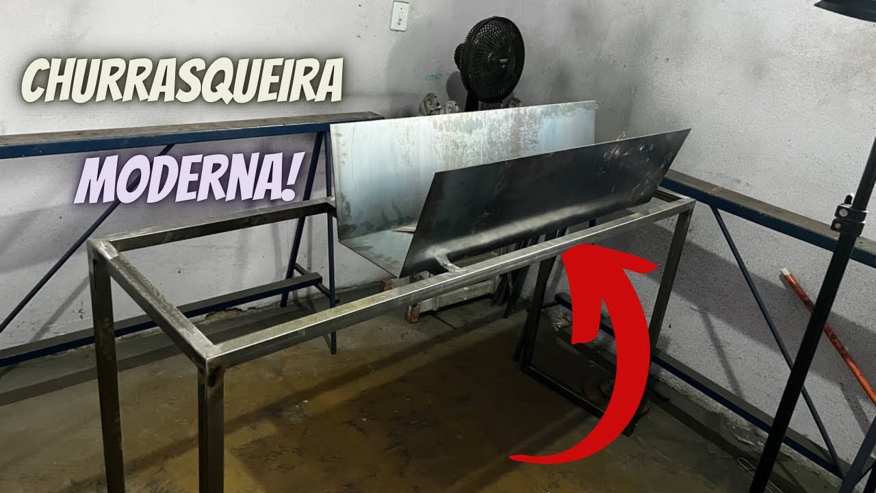 Como fazer churrasqueira para espetinho giratório