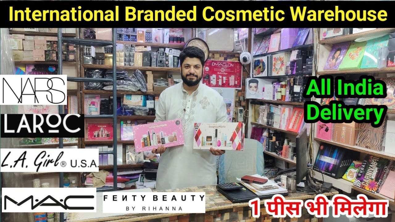 Branded Cosmetic Wholesale Market Delhi Sadar Bazar, All Professional MakeUp items.