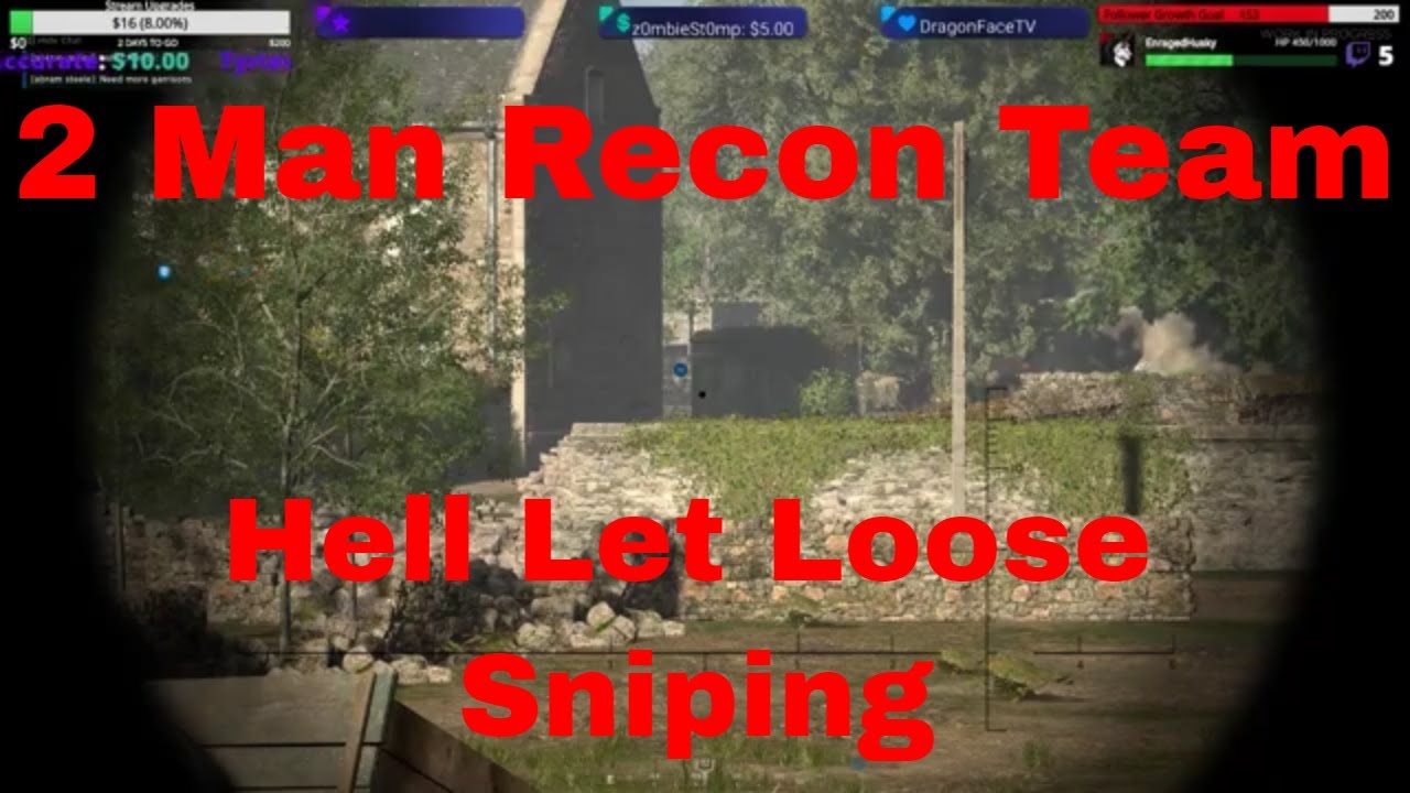 2 Man Sniper Team W/ Just_Accurate [Hell Let Loose - Recon - Carentan] #Shorts