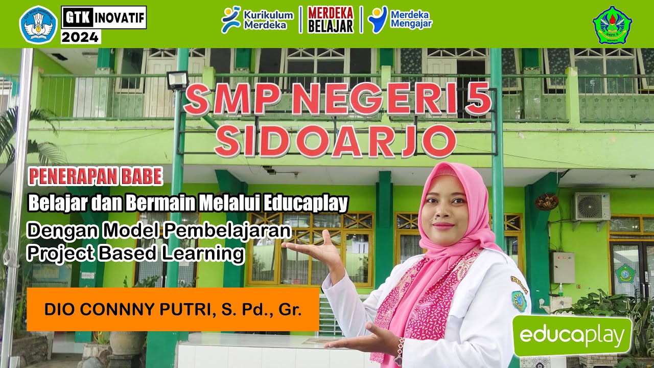 Juara 1 Jambore GTK Inovatif 2024 -  Dio Connny Putri SMPN 5 Sidoarjo