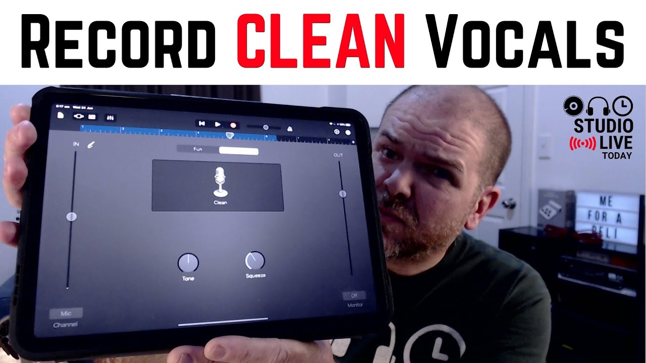 Как записать качественный ЧИСТЫЙ звук в GarageBand iOS (iPad/iPhone)