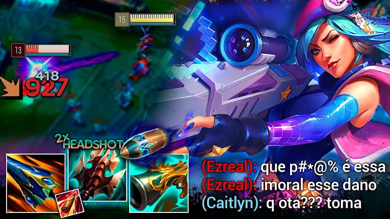 Caitlyn de Hydra é o NOVO Meta? - League of Legends - Gameplay Comentada