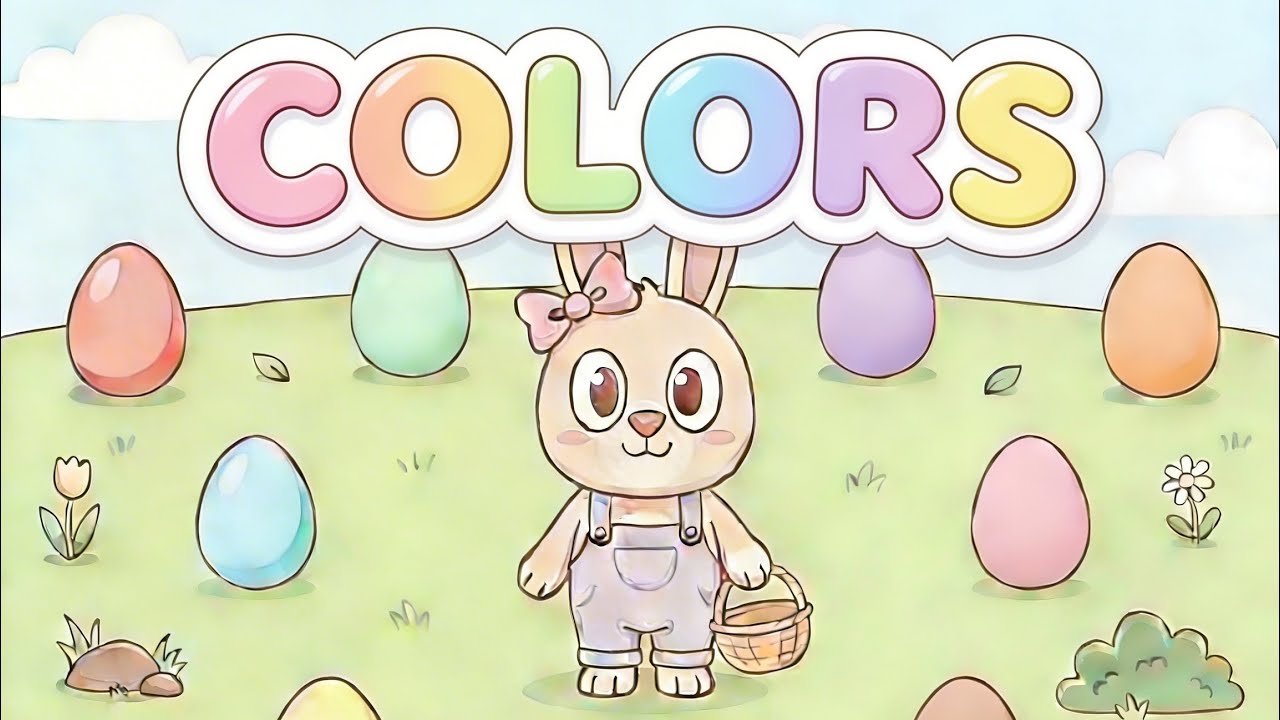 Learn Colors with Easter Eggs | Colors for Kids with Lula the Bunny