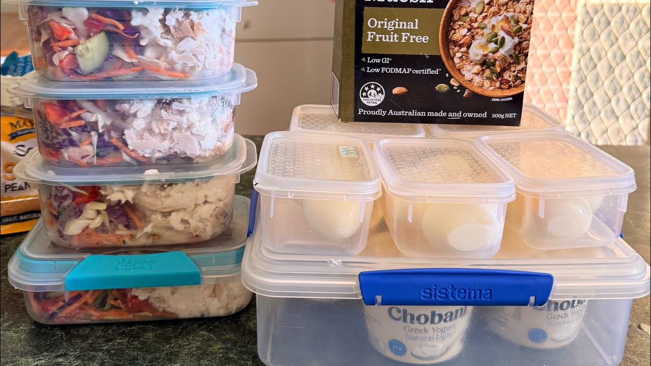 Healthy Meal prep with minimal effort 