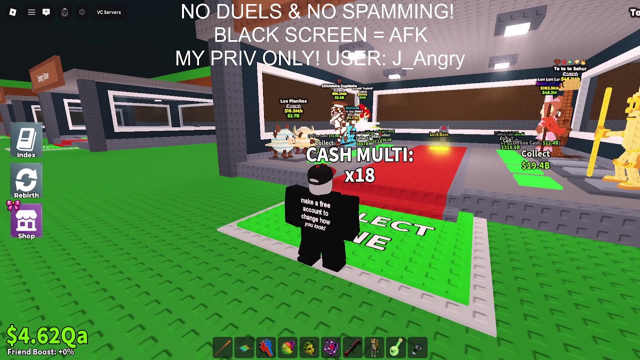 Steal A Brainrot PVP/TRADING #stealabrainrot #roblox #live