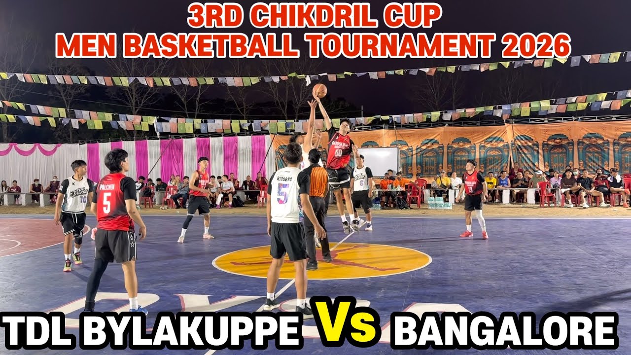 TDL Bylakuppe Vs Bangalore || 3rd Chikdril Cup Men Basketball Tournament 2026 Mundgod