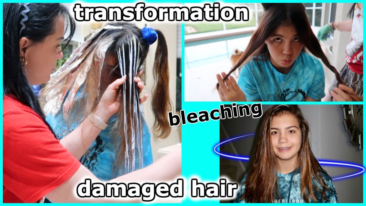 DAMAGED HAIR TRANSFORMATION | ALISSON'S NEW HAIR STYLE | SISTERFOREVERVLOGS #716