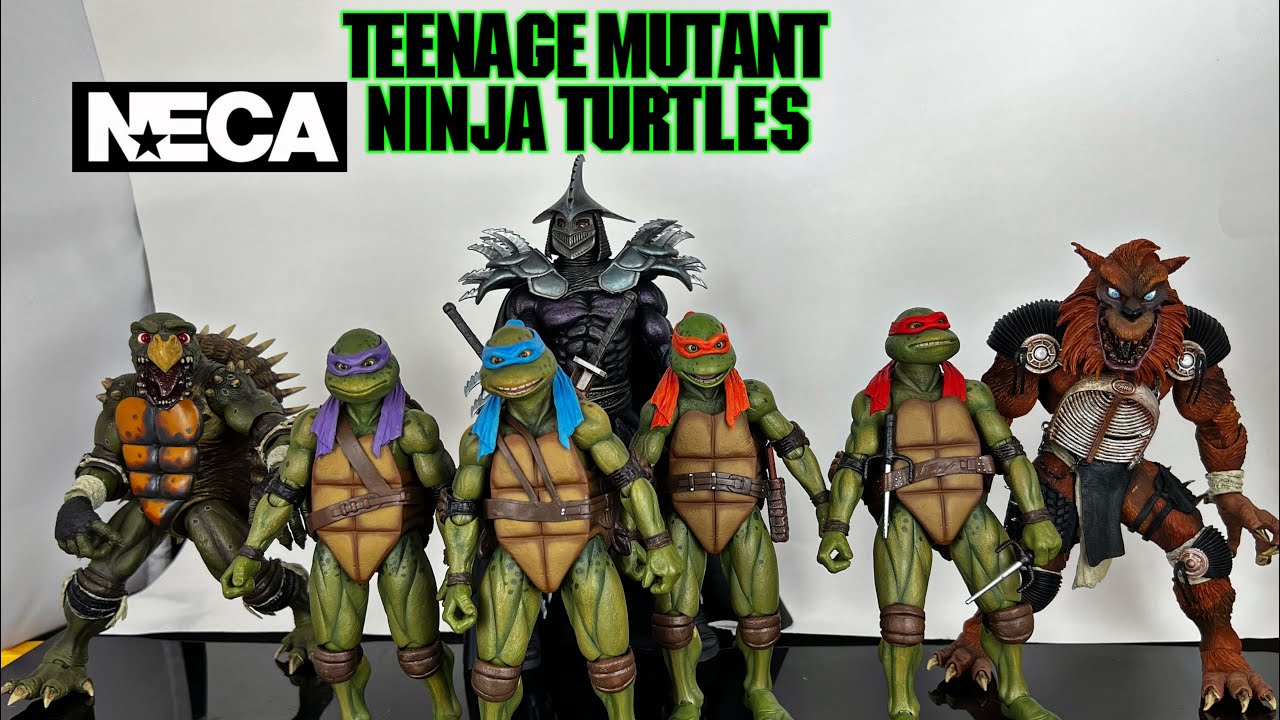 Neca Toys TMNT Secret of the OOZE  packs review