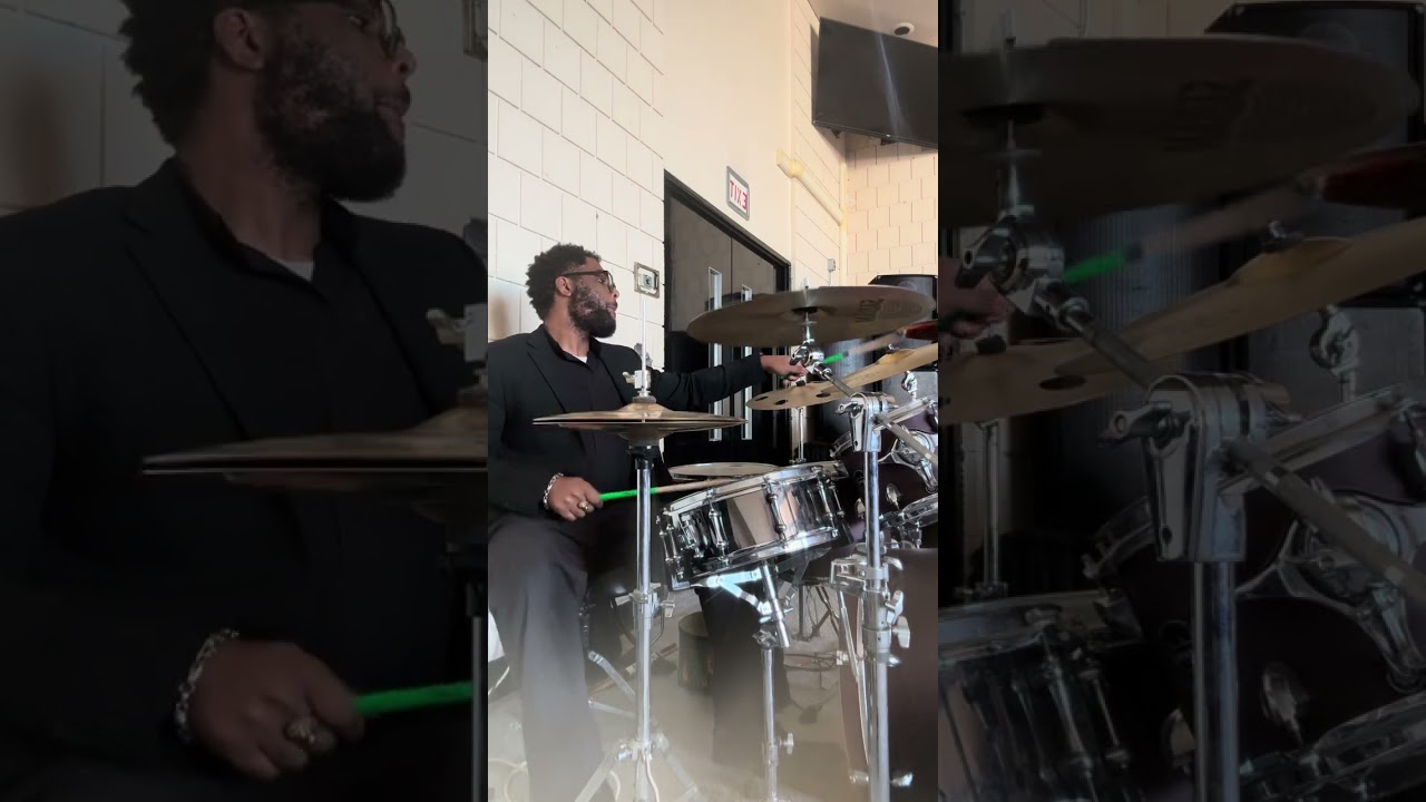 After service I had a little fun ❤️🎶🥁￼￼