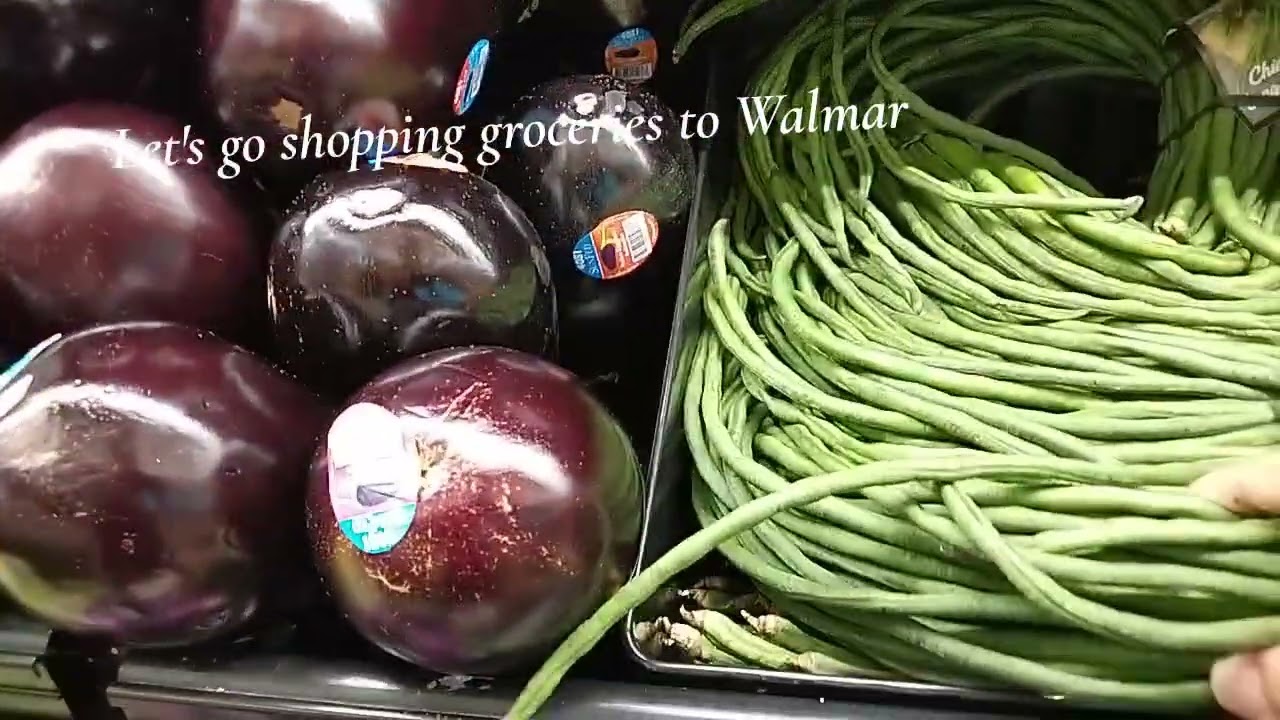Shopping at Walmart Groceries