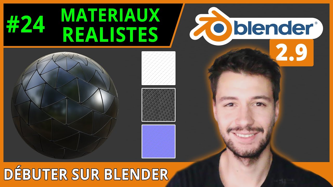 #24 | MATERIAUX REALISTES PBR  - Débuter sur Blender [TUTO FR]