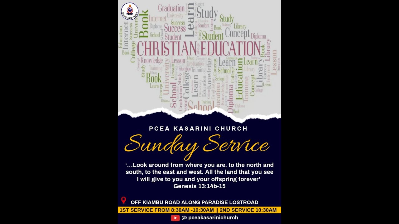CHRISTIAN EDUCATION KIKUYU SERVICE || 08-03-2026