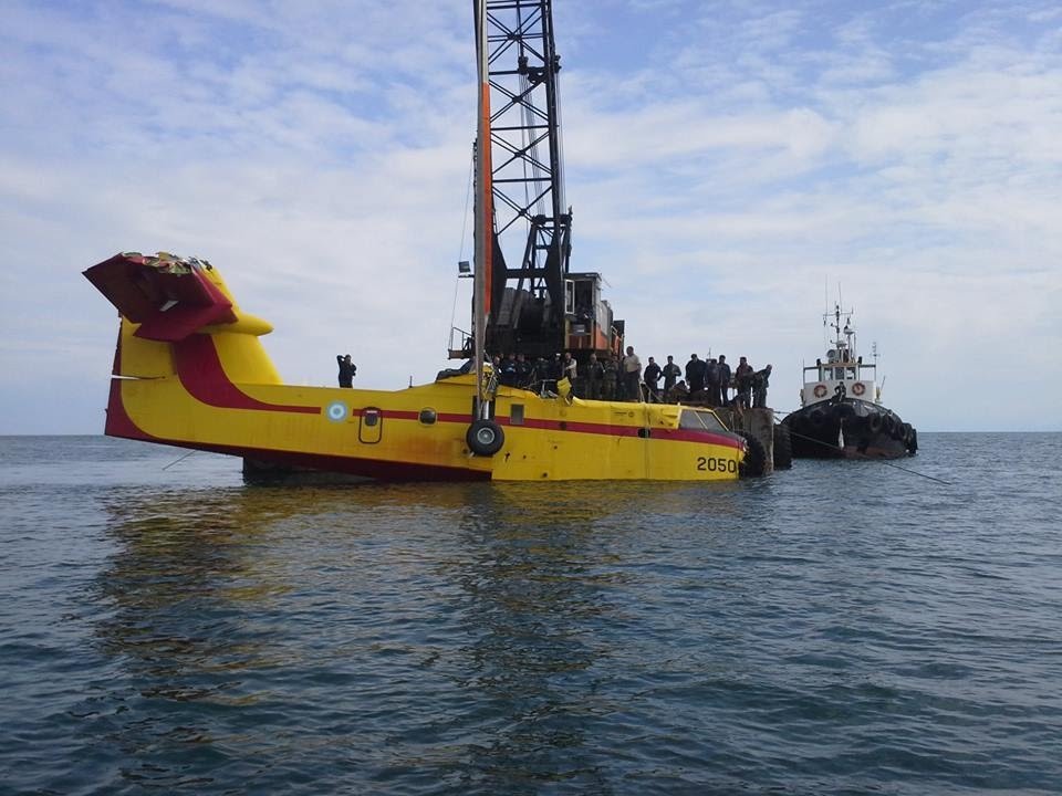Canadair CL-415 after a terrible accident