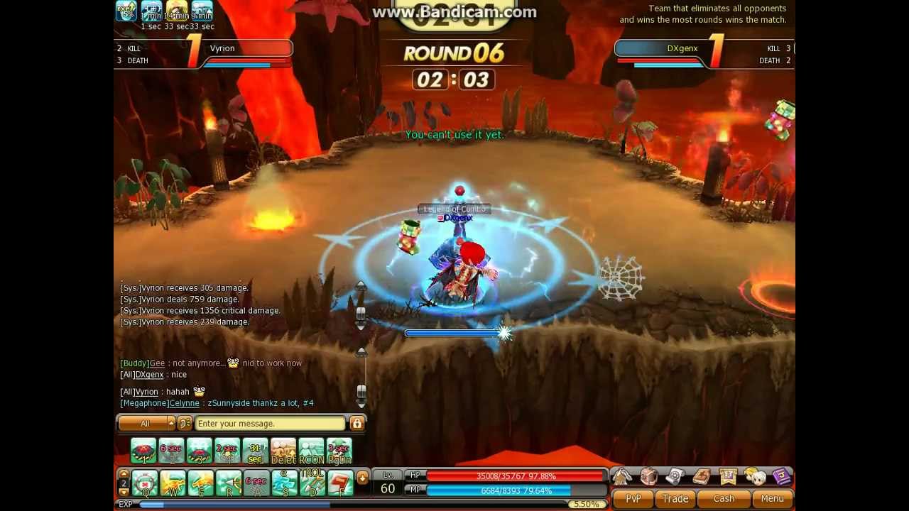 Dragonica PVP - Trapper(60) vs Masquerade(61)