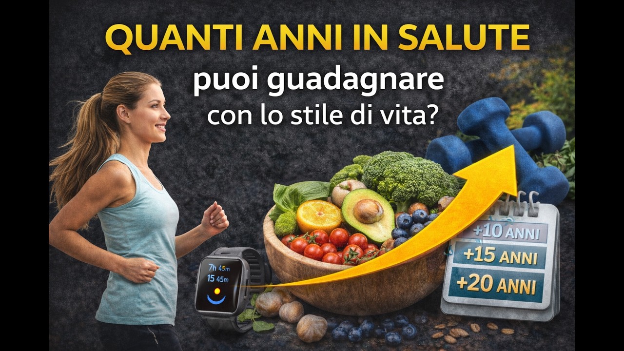 Quanti anni in salute possiamo guadagnare seguendo dei corretti stili di vita?
