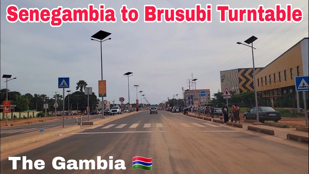 Exploring Gambia&rsquo;s New OIC Road | Senegambia to Bijilo Kasumai Roundabout Drive Brusubi Turntable 