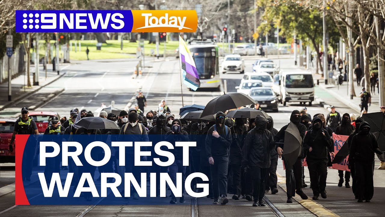 Victorian government warns people planning to protest in Melbourne | 9 News Australia