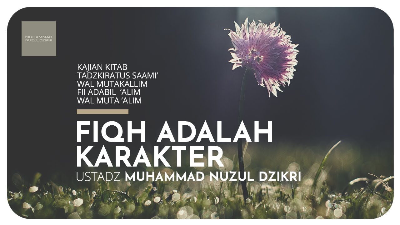 27. FIQH ADALAH KARAKTER